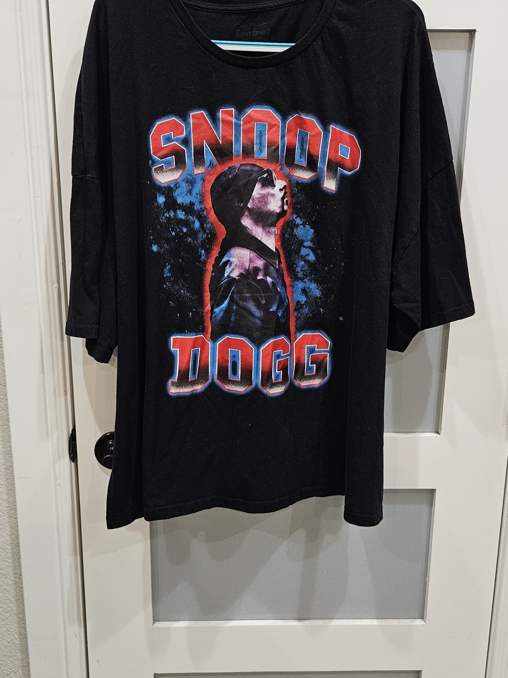 Black Short-Sleeve Graphic Tee with Bold Front Print